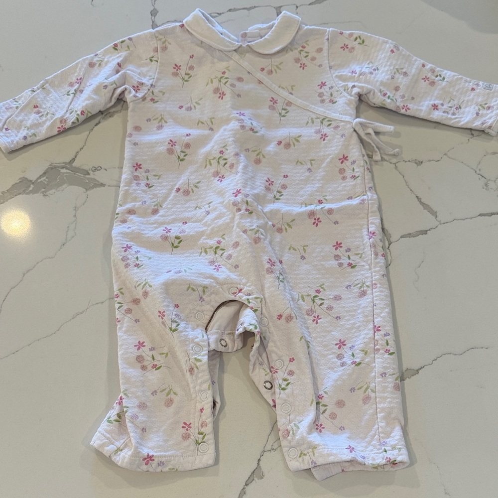 Charming Floral Kids Footie